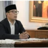 Gubernur Jawa Barat Ridwan Kamil saat Jumpa Pers Secara Virtual, dari Gedung Pakuan, Kota Bandung, Jumat (27/8/2021). (Foto: Rizal FS/Biro Adpim Jabar)