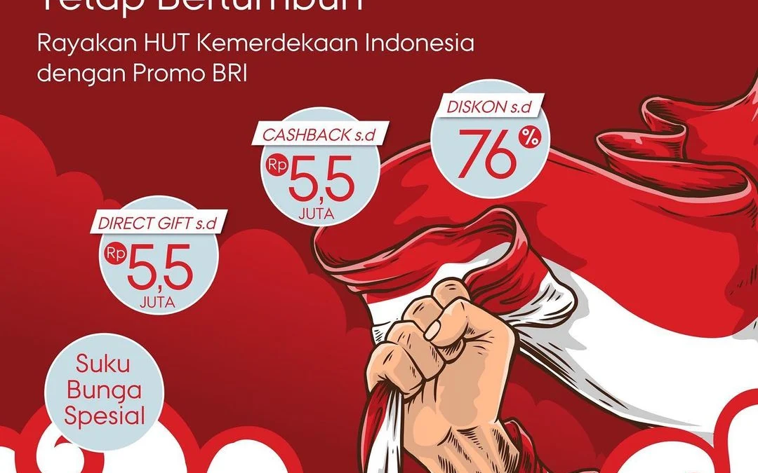 Berbagai Promo BRI Semarakkan HUT RI ke-76