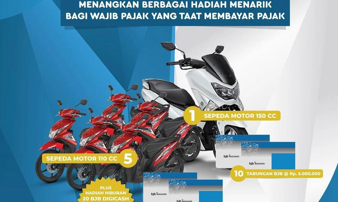 Taat Bayar Pajak Bisa Dapat Hadiah Tabungan bank bjb