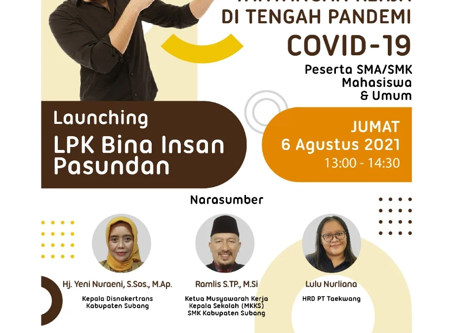 Ikuti Webinar GRATIS, Peluang dan Tantangan Kerja di Tengah Pandemi Covid-19