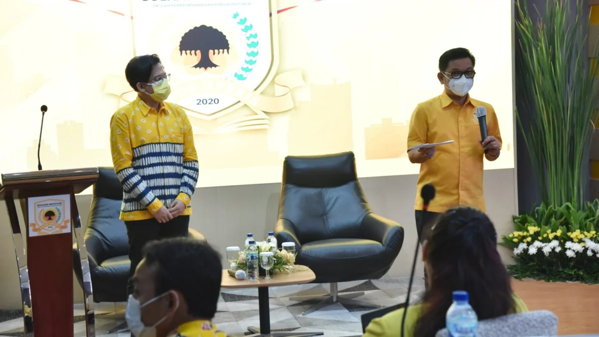 Pesan Airlangga ke Alumni Golkar Institute: Harus Berani Ambil Peran Strategis Ekonomi Global