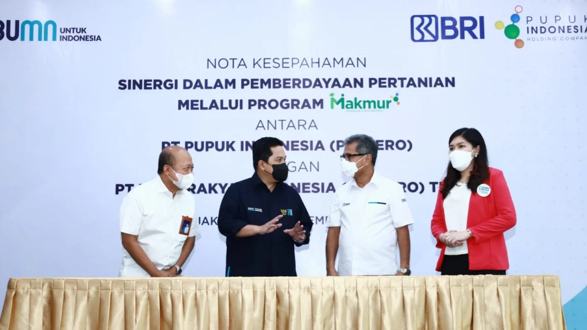 Sinergi Pupuk Indonesia dan BRI, Program Makmur Jadi Solusi Pemberdayaan Petani Nasional