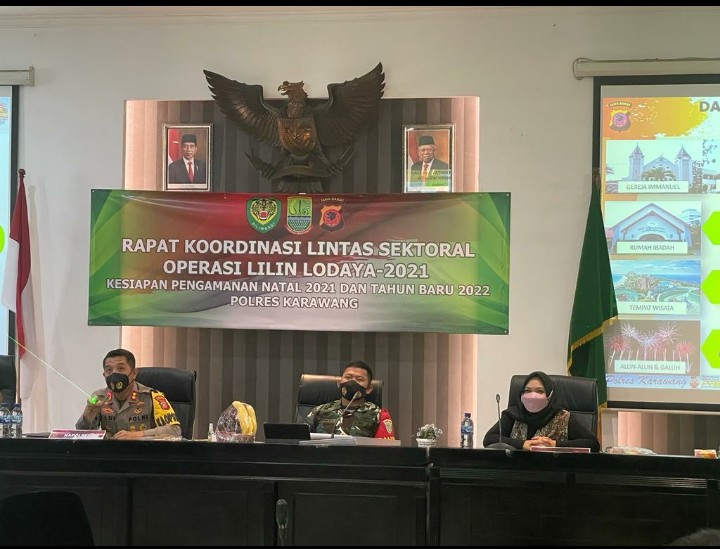 Pengamanan Nataru 2021 di karawang