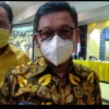 EKO SETIONO/PASUNDAN EKSPRES DIWAWANCARAI: Plt Ketua DPD Partai Golkar Jawa Barat, Ace Hasan Syadzil memberikan keterangan kepada awak media usai menggelar bimtek keanggotaan.