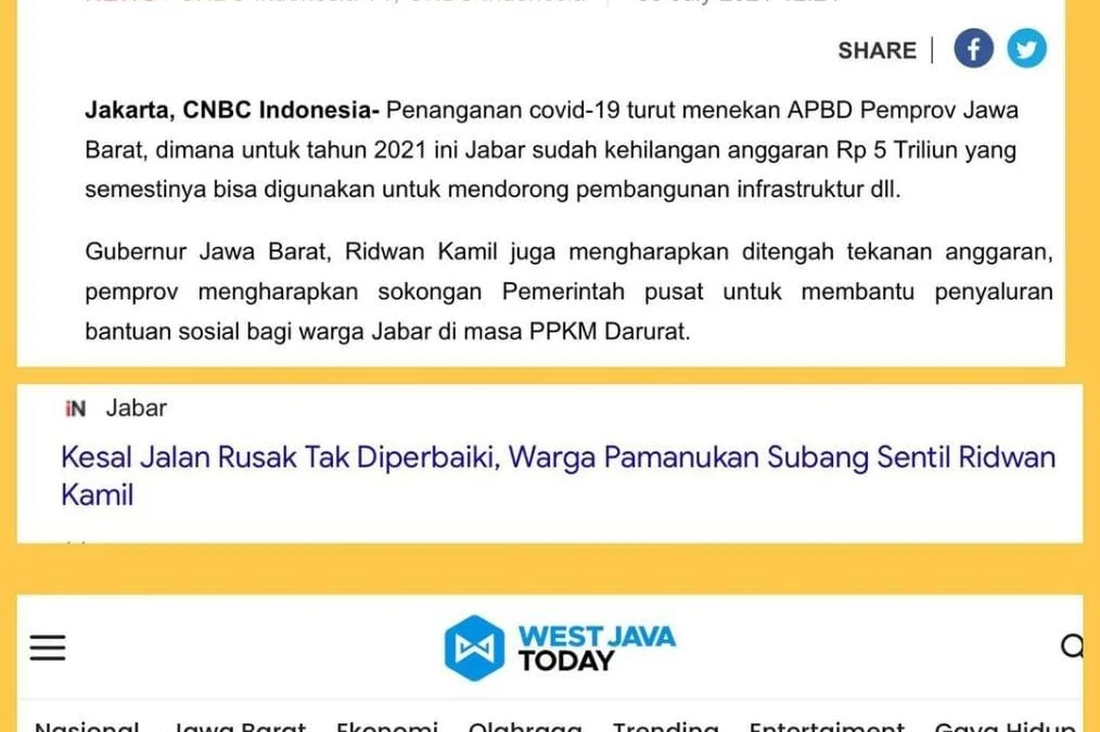 Gercep, Ridwan Kamil Respon Aksi Warga Pamanukan