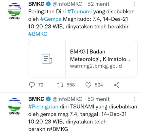 UPDATE GEMPA NTT! BMKG Cabut Peringatan Dini Tsunami NTT