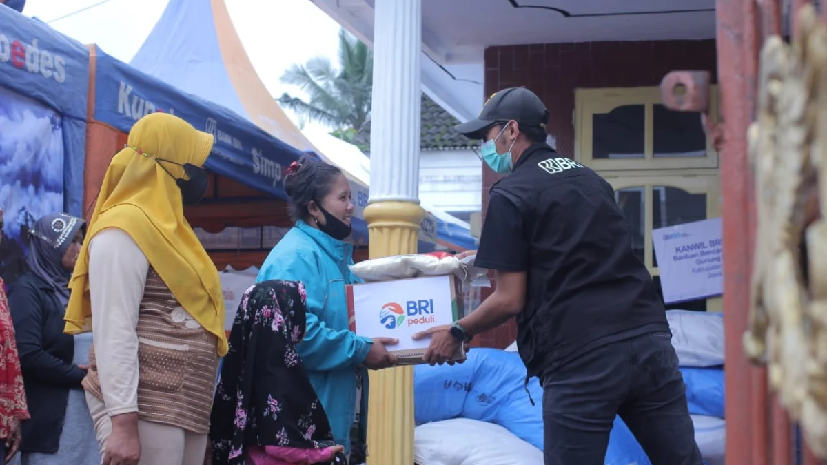 BRI, CSR, Erupsi Semeru, Posko Bantuan, Tim Elang, Satuan Bencana BRI