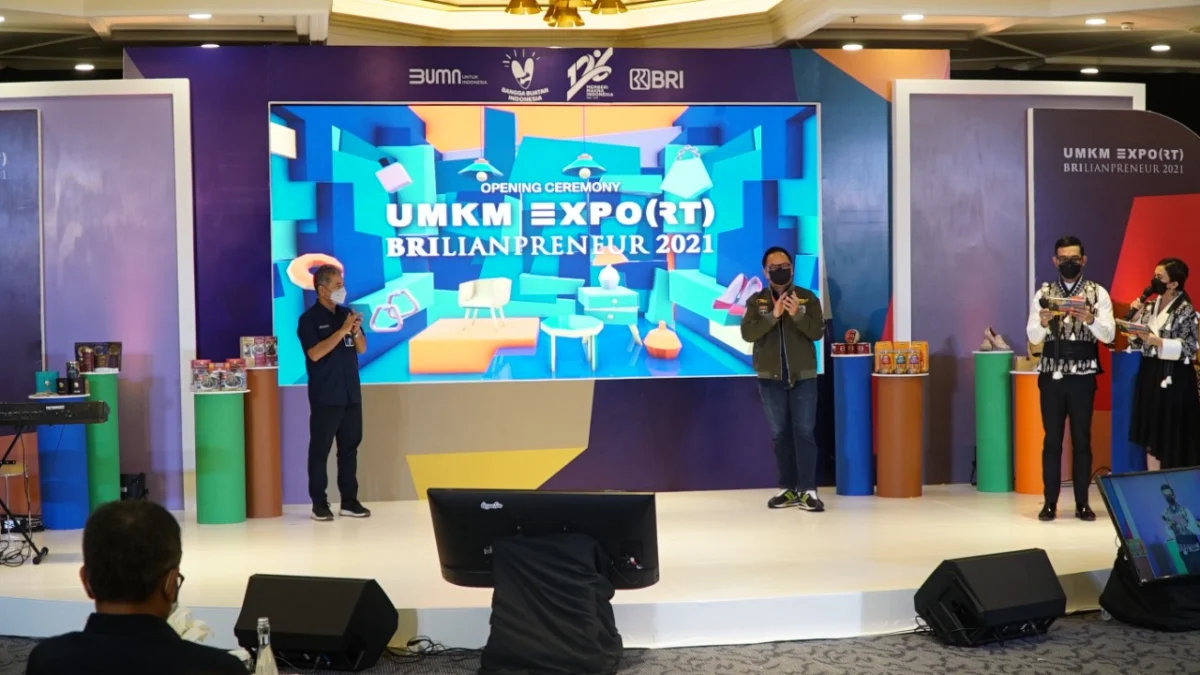 UMKM EXPO(RT) BRILIANPRENEUR 2021: Mengusung UMKM Indonesia Tembus Pasar Global