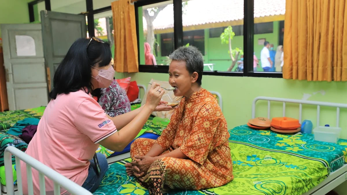 BRI, BBRI, Hari Ibu, Bantuan BRI, CSR, Panti Sosial Tresna Werdha, PSTW Budi Mulia 3