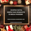 Ucapan Natal Simple dan Romantis Di Masa Pandemi