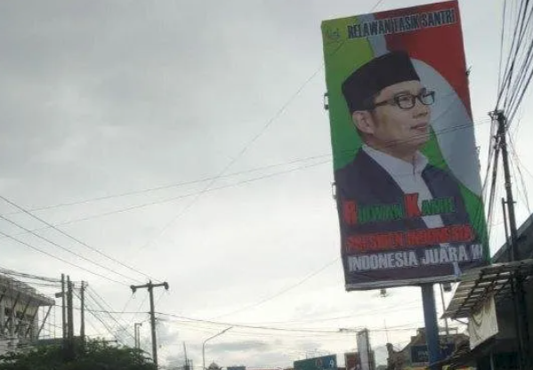 Ramai Dukungan Ridwan Kamil Calon Presiden 2024 di Berbagai Daerah di Jawa Barat