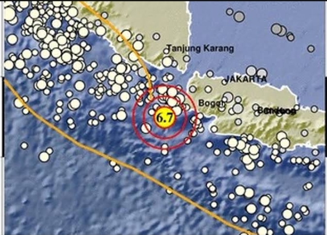 Gempa di Banten M 6,7 Terasa Sampai Depok, Jakarta, Tangerang, serta Bogor