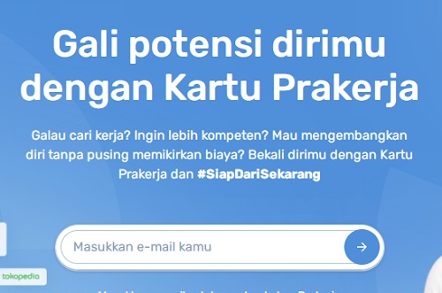 Sudah Dibuka! Pendaftaran Gelombang Kartu Prakerja Tahun 2022 Di Situs Resmi