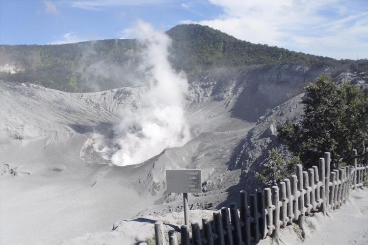 Ini Penjelasan PVMBG Soal Gunung Tangkuban Perahu Semburkan Asap Putih Pekat dan Level Aktivitasnya