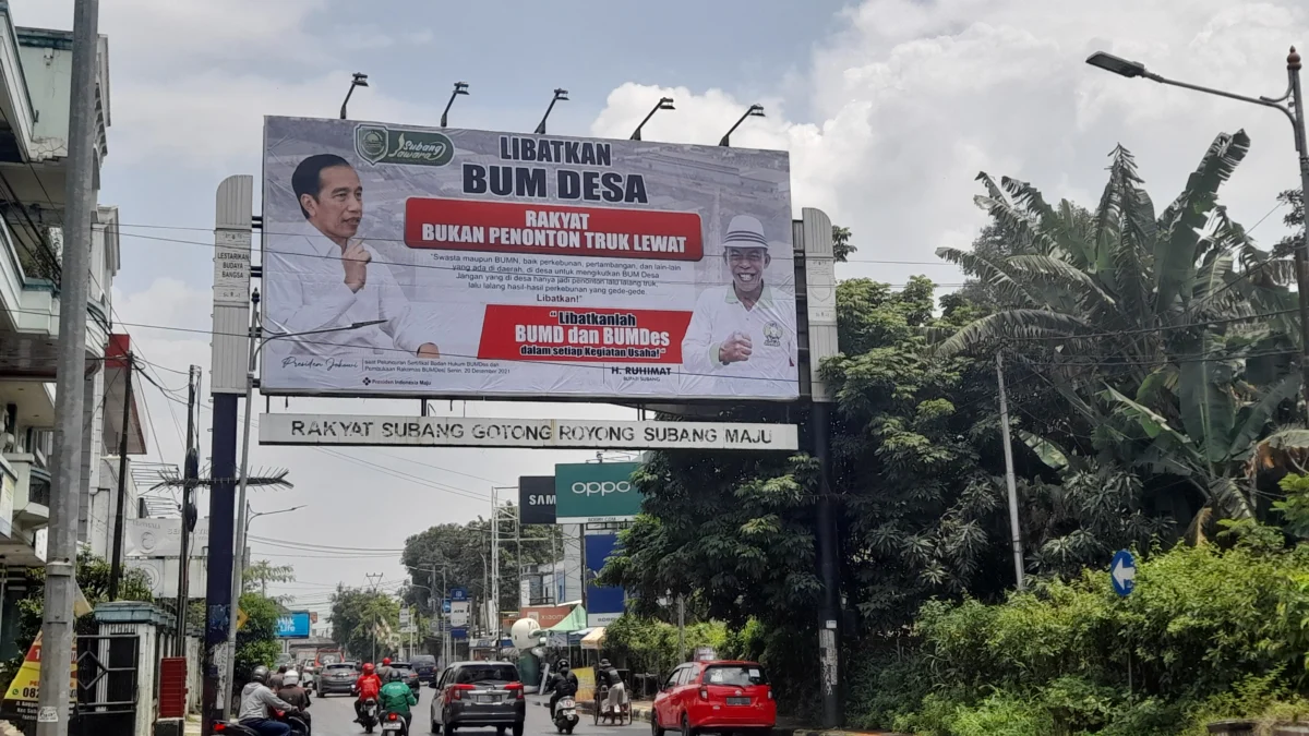 Kontradiksi Seruan Libatkan BUM Desa di Reklame, Ketua Forum Bumdes Subang: Prakteknya Sulit