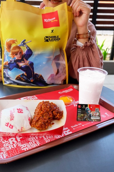 KULINER: Menu Combo RF x MLBB dari hasil kolaborasi Richeese Factory dengan game online Mobile Legend Bang Bang.. IST