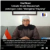 Perihal Haramkan Wayang, Ustadz Khalid Basalamah Ucapkan Permintaan Maaf