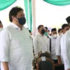 Hadiri Harlah NU Ke-96, Menko Airlangga Dorong Percepatan Program Peremajaan Sawit Rakyat di Muara Enim