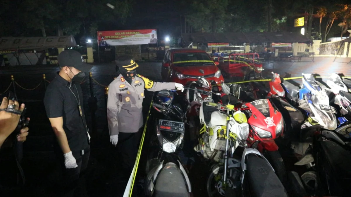 Daftar Puluhan Kendaraan Bermotor Sitaan Polres Subang, Yang Merasa Hilang Motor Bisa Cek di Sini