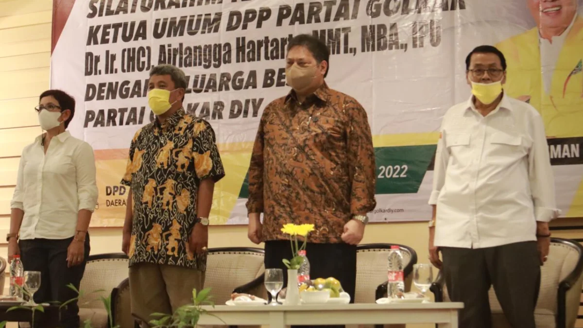 Ketua Umum Airlangga Targetkan Yogyakarta Jadi Lumbung Suara Golkar