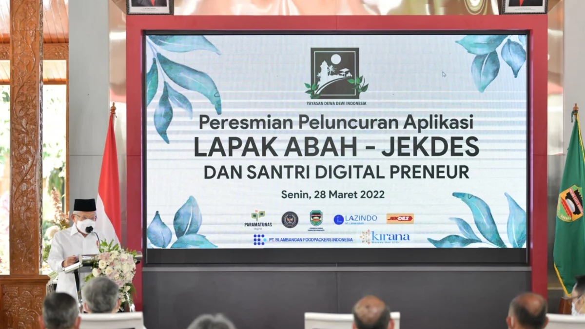 Aplikasi Lapak Abah - Ojek Desa yang Diluncurkan Gubernur Jabar Ridwan Kamil Diapresiasi Wapres