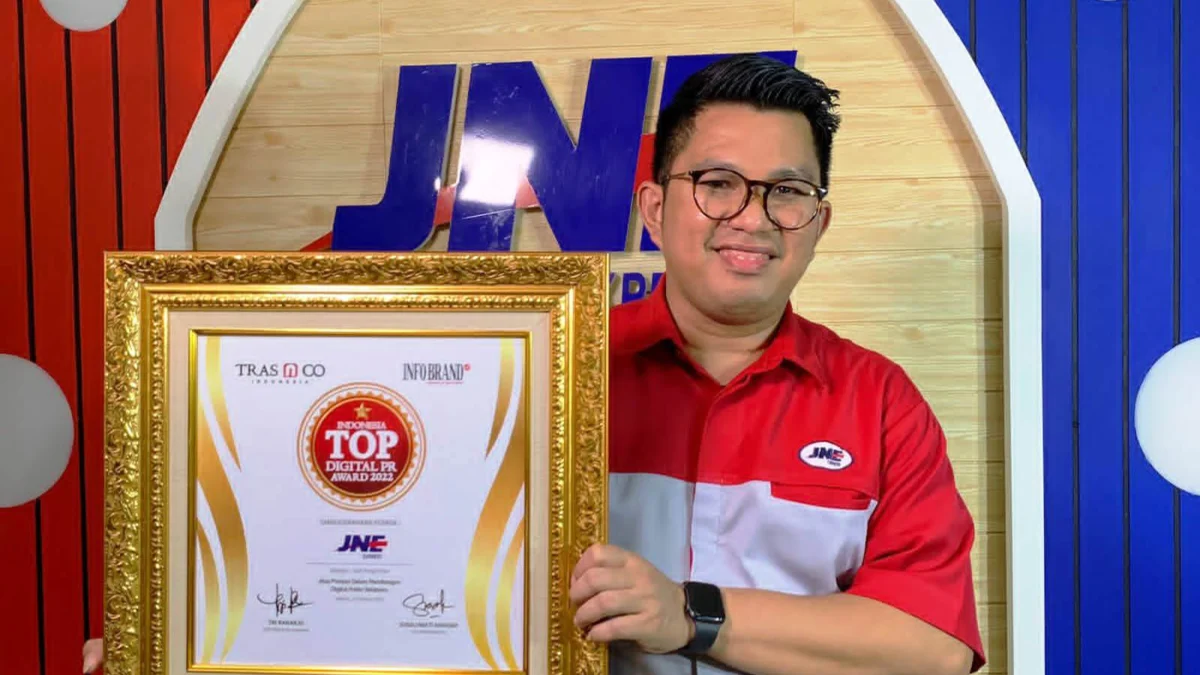 JNE Raih Indonesia Top Digital Public Relations Award 2022