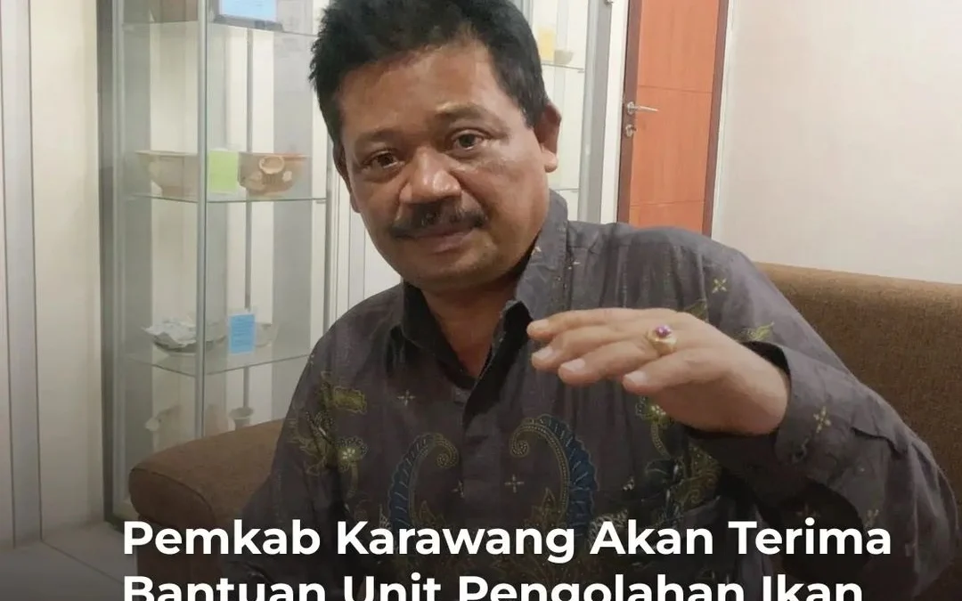 Dinas Kelautan dan Perikanan Kabupaten Karawang Terima Bantuan Empat Unit Pengolahan Ikan