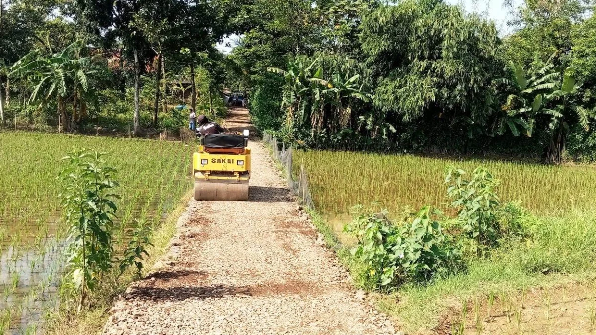 Bangun Infrastruktur Jalan Usaha Tani