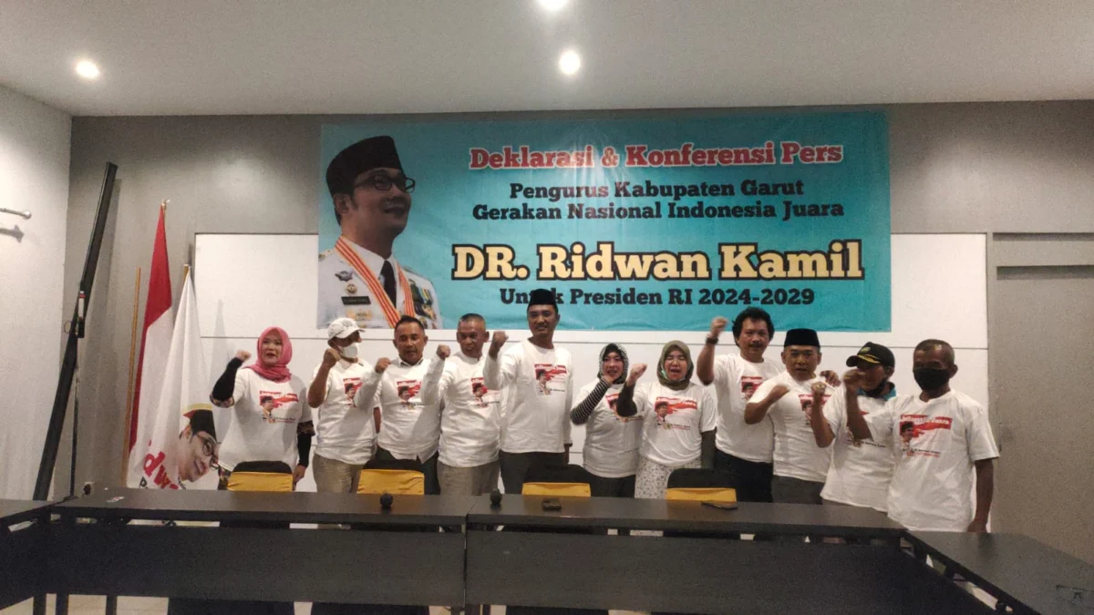 Digagas Kalangan Petani, Pemuda hingga Tokoh Pendidikan di Garut Deklarasikan Ridwan Kamil Presiden