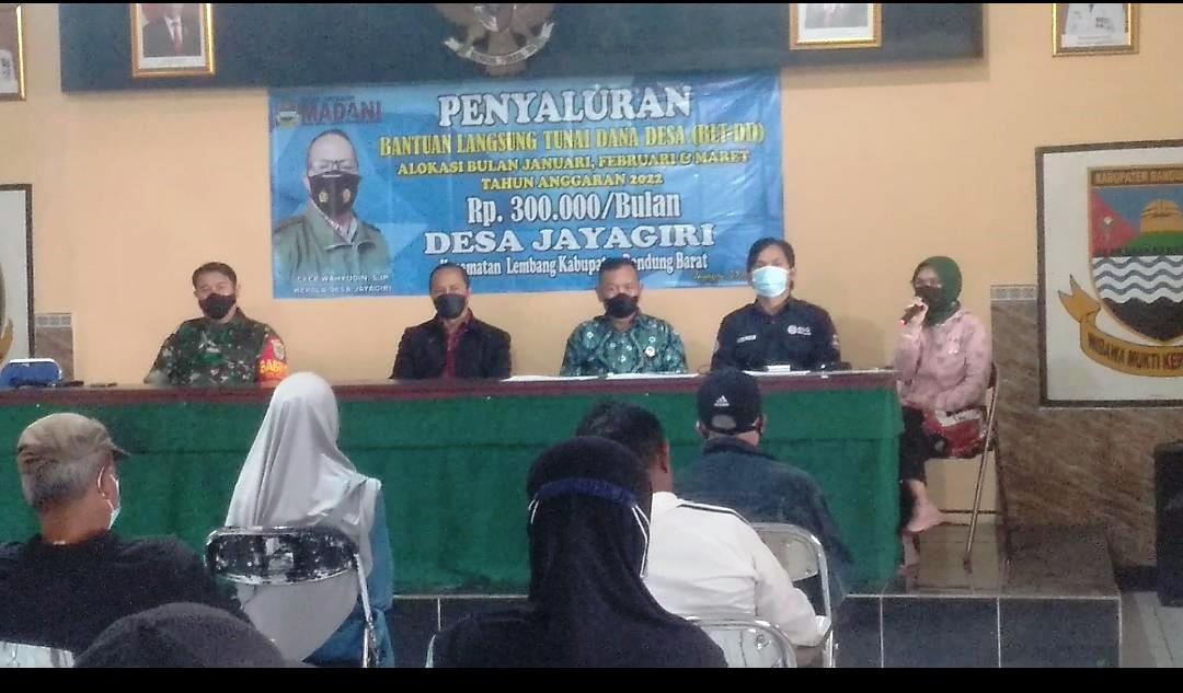 BANTUAN: Pemdes Jayagiri telah melakukan verifikasi data warga yang layak mendapat pembagian Bantuan Langsung Tunai Dana Desa. EKO SETONO/PASUNDAN EKSPRES