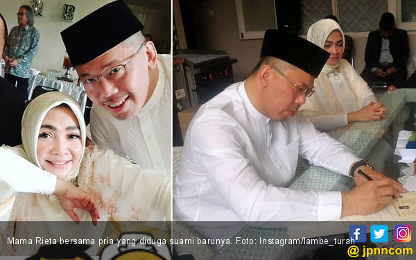 Apakah Mama Rieta Bercerai Lagi? Gagal Mediasi, Begini Kata Humas PA Jaksel (foto mama rieta saat akad nikah dengan suami kedua, source IG Lambe_Turah via Jpnn)