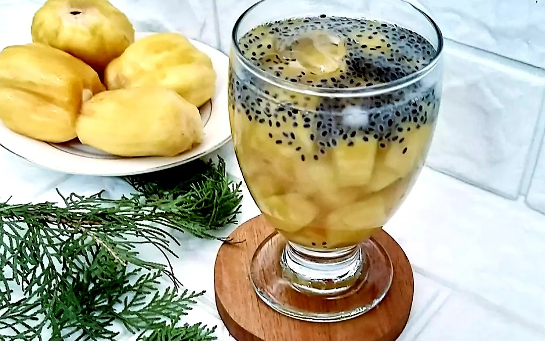 Resep Es Nangka Selasih, Minuman Segar Khas Banjar Kalimantan Selatan