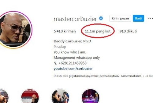 Tak Main-main, Usai Datangkan Pasangan G4y ke Podcast, Deddy Corbuzier Kehilangan Hampir 8 Juta Followersnya