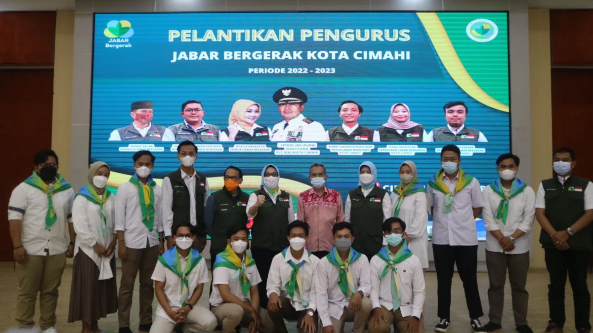 Resmi Dilantik, Jabar Bergerak Cimahi siap Kolaborasi Ciptakan Cimahi Juara Lahir Batin