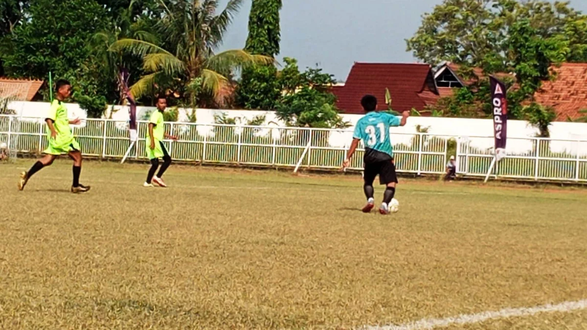 Debut Perdana Liga Santri Piala Dandim 0619 Purwakarta, Riyadhul Mubtdiin Berhasil Bobol Gawang Nurul Fata