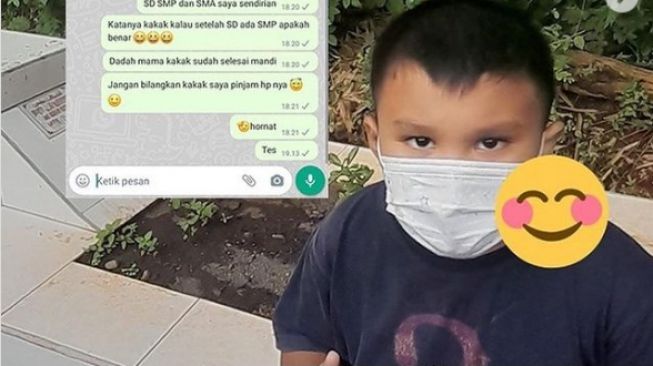 Sedih! Viral Isi Pesan WA Seorang Siswa Kelas 1 SD ke Ibunya yang Sudah Meninggal