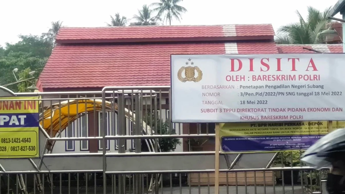 Aset ASN Bekasi di Subang Disita Bareskrim