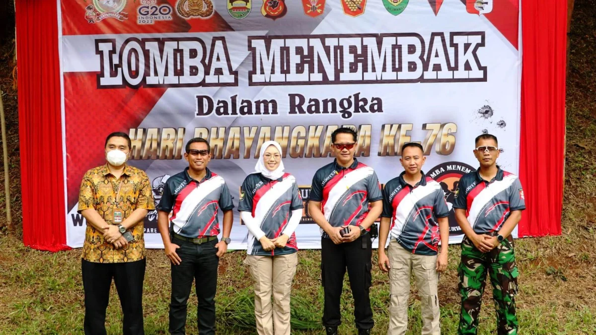 Meriahkan HUT Bhayangkara ke-76 Polres Purwakarta Gelar Lomba Menembak bagi Forkopimda