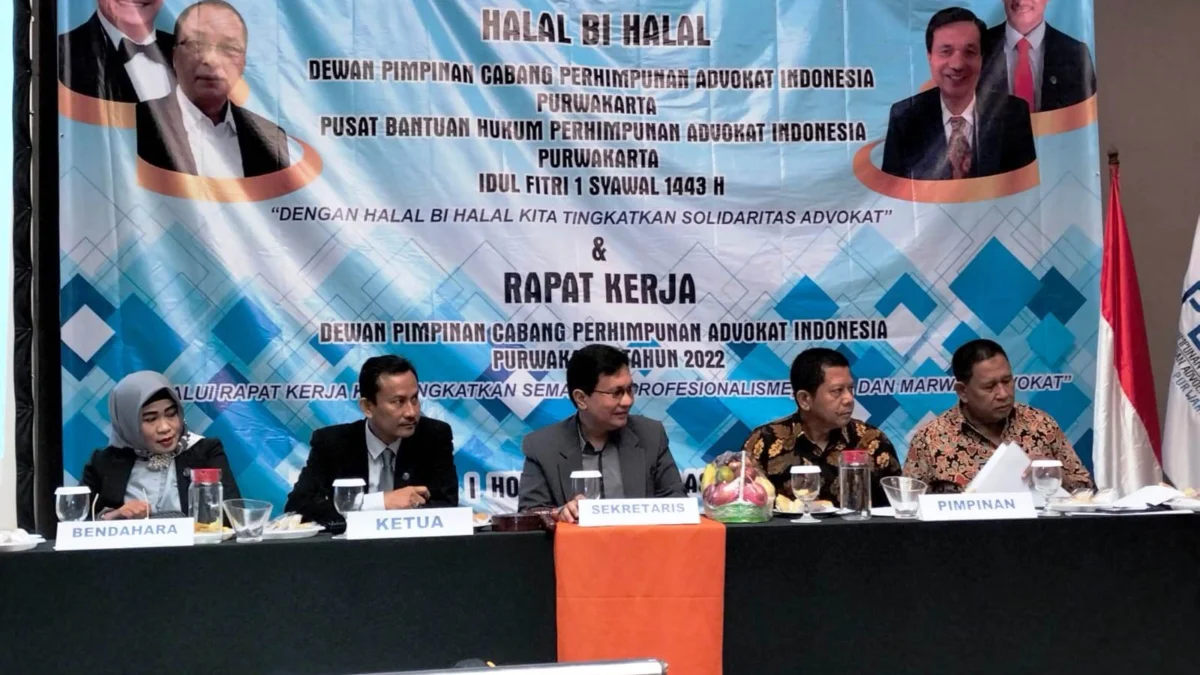 DPC Peradi Kabupaten Purwakarta Menjadikan Bantuan Hukum bagi Masyarakat Tidak Mampu Sebagai Skala Prioritas