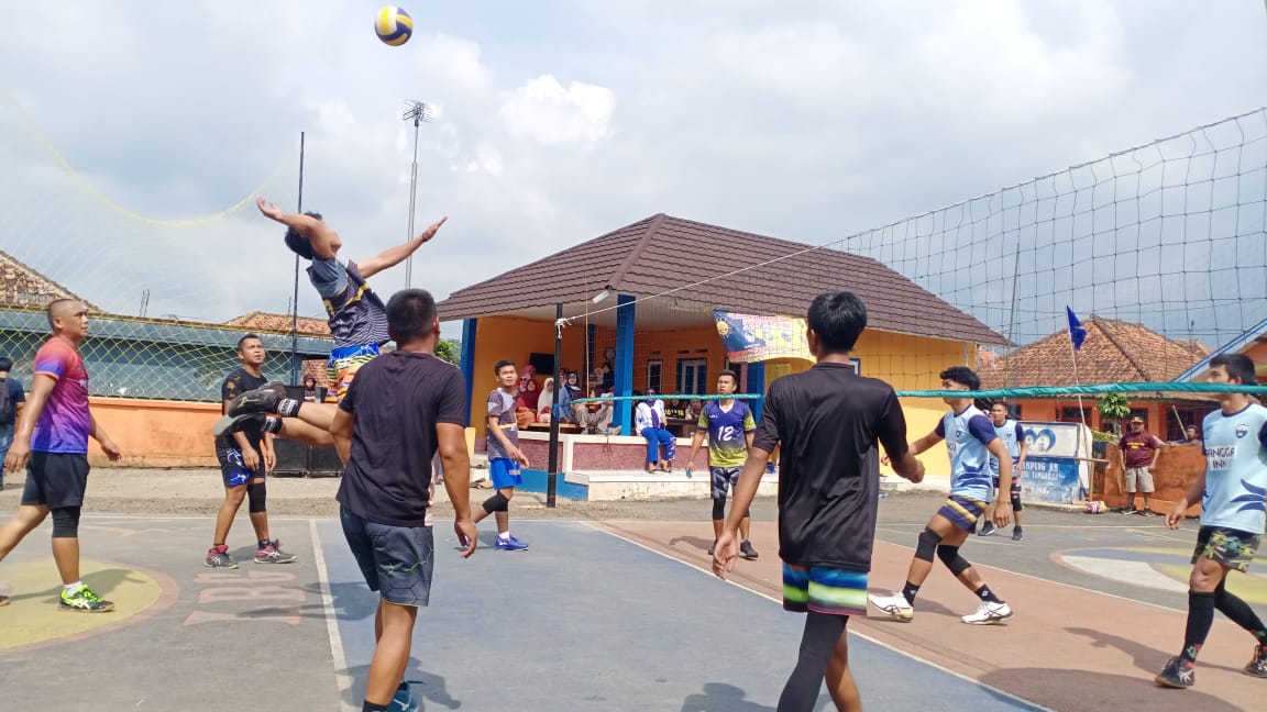 Meriahkan Porprov, Karangtaruna Desa Tambakan Gelar Turnament Volly