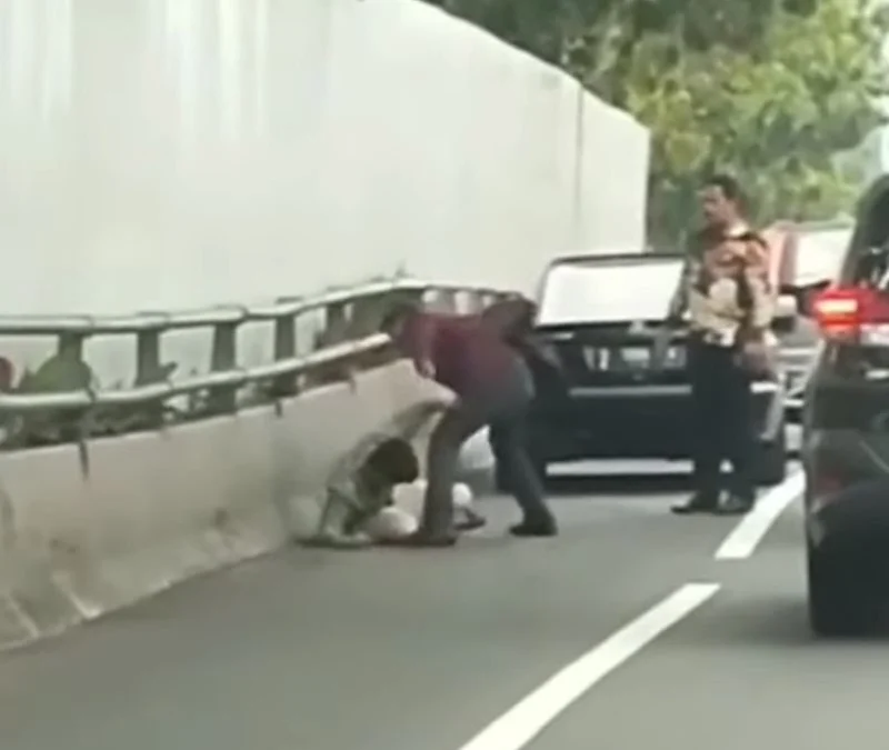 VIRAL! Fakta Dibalik Pemukulan Anak Anggota DPR RI di Jalan Tol