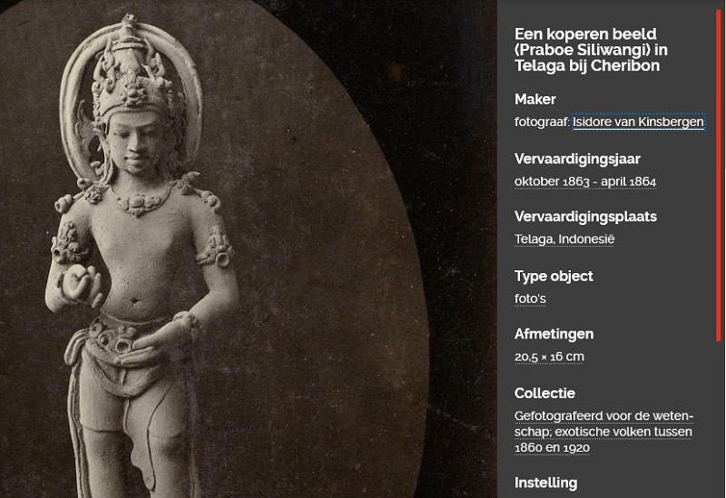 Arca Prabu Siliwangi Muncul di Museum Belanda