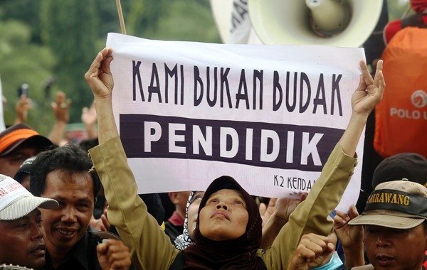 Pekan Ini Para Guru Honorer Akan Menggelar Aksi Unjuk Rasa di Sejumlah Daerah