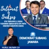 Dadan Yudaswara Terpilih Jadi Ketua DPC Demokrat Subang, Akan Tambah Perolehan Kursi di DPRD