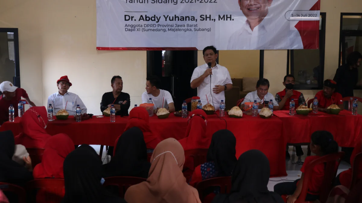 Anggota DPRD Jabar Abdy Yuhana Serap Aspirasi Masyarakat Subang