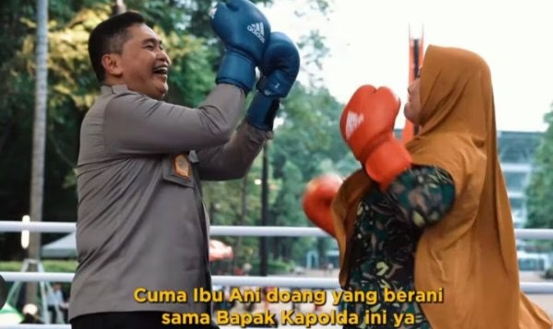 The Power of Emak! Kapolda Apresiasi Ide Ibu Ani yang Minta Dibuatkan Ring Tinju karena Resah di Daerahnya Banyak Tawuran