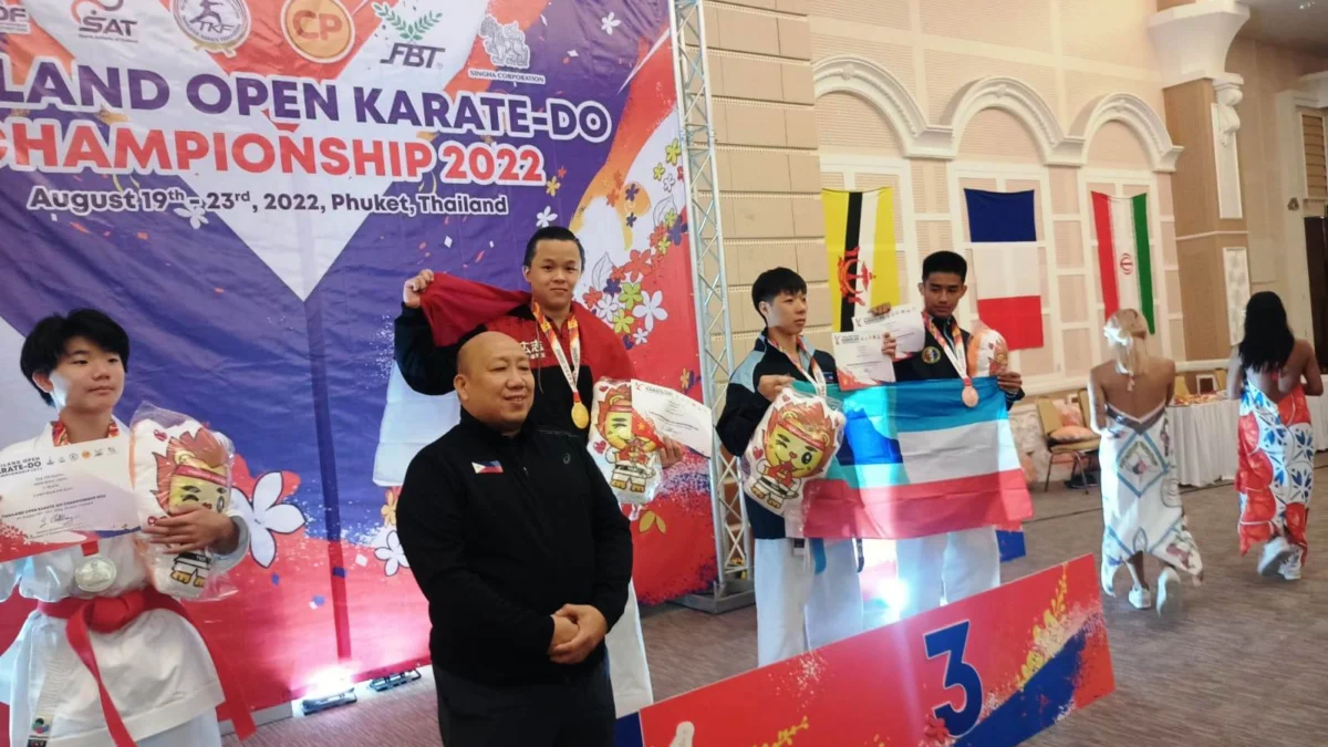 Valent Oliver Can Berjaya di Kejuaraan Karate Internasional