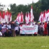 HUT RI ke-77 Tahun 2022, Warga Cibodas Lembang Semangat Ikuti Upacara Bendera. (Eko Setiono/PASUNDAN EKSPRES)