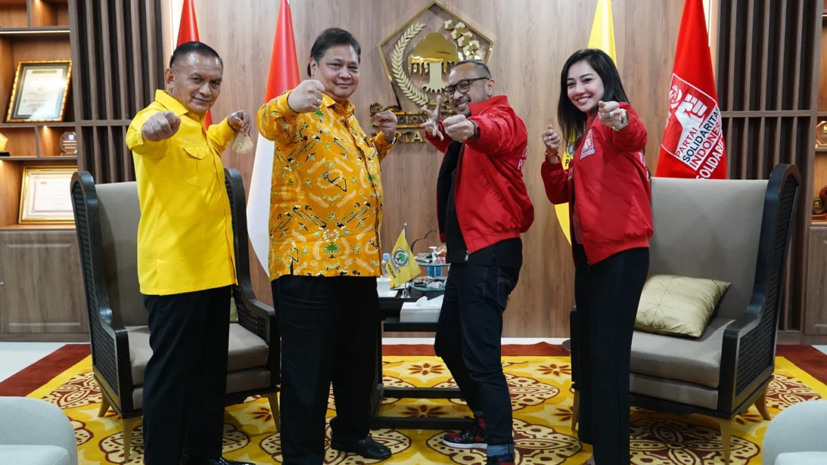 Airlangga Sebut Golkar-PSI Sedang PDKT