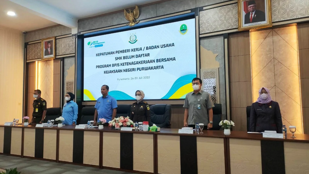 Kejari Purwakarta Panggil Sejumlah Badan Usaha dan SMK Swasta yang Belum Daftar Kepesertaan BPJamsostek